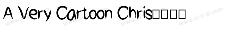 A Very Cartoon Chris字体转换